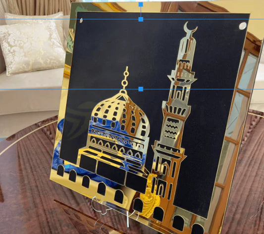 Islamic Wall hanging Khana Kaaba and Roza Rasool (SAW) Set